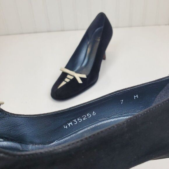 Stuart Weitzman Leather Suede Pumps SH-005 - Picture 14 of 14